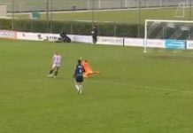 📽️Hakem, top ağlara giderken maçı bitirdi!