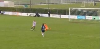 📽️Hakem, top ağlara giderken maçı bitirdi!