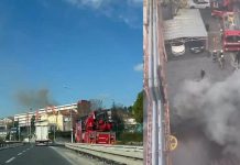 İstanbul Eğitim ve Araştırma Hastanesi’nde Yangın