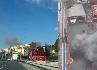 İstanbul Eğitim ve Araştırma Hastanesi’nde Yangın
