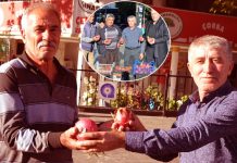 Yurdum insanı. Trump başkan seçilince pahalı meyveden 2 bin tane dağıttı