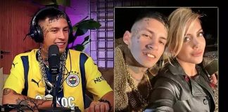 📽️Wanda Nara ile ilişkisi olan ünlü rapçi L-GanteL-Gante, Türkiye’de konser vereceğini yayına Fenerbahçe formasıyla çıkıp duyurdu