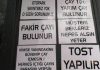 Boş tost, içi boş içli köfte, boş baklava derken sonunda bunu da gördük; Yarım çay, fakir çayı artık seçenekler arasında