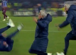 90+12’de gelen galibiyet golü, Mourinho’yu kendinden geçirdi