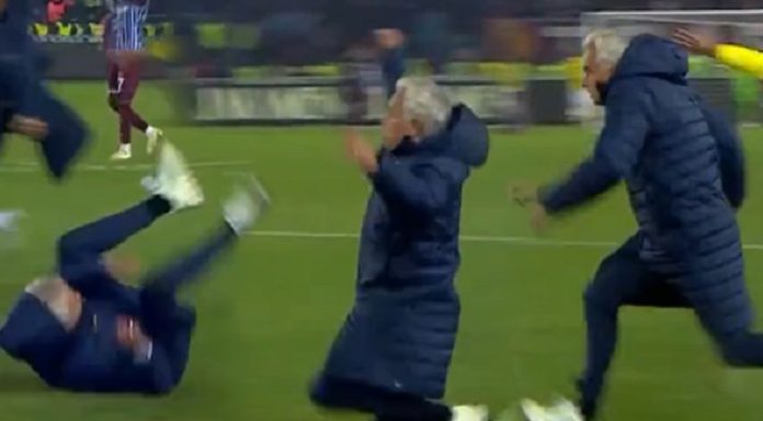 90+12’de gelen galibiyet golü, Mourinho’yu kendinden geçirdi