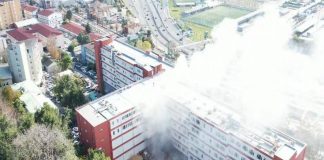 İstanbul Eğitim ve Araştırma Hastanesi’nde çıkan yangın kontrol altına alındı.