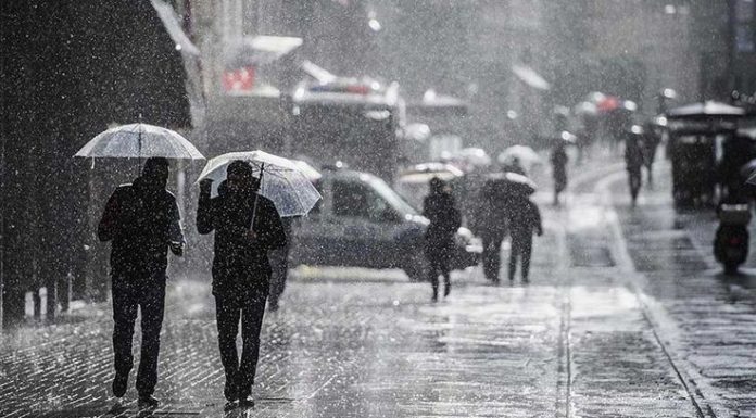 Tekirdağ-Edirne-Çanakkale arasında yoğun yağış… Akşam saatlerinde İstanbul’da kuvveti yağış!