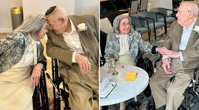 Gelin 102, damat 100 yaşında. Huzurevindeki aşk, Guinness Rekorlar Kitabı’na girdi