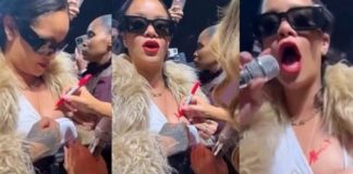 📽️Rihanna, Mariah Carey’e göğsünü açıp imza attırdı, sosyal medya yıkıldı