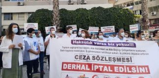 Aile hekimliği çalışanları iş bıraktı. Eylemi 5 gün sürecek.