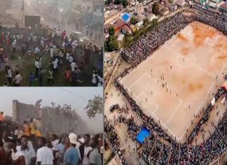 🎥Futbol maçında çatışma, izdiham. En az 100 ölü!