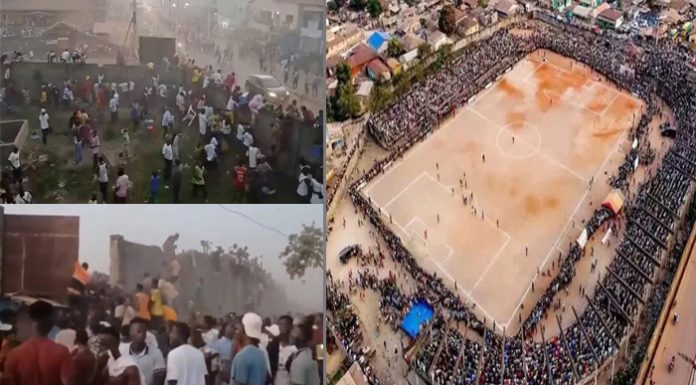 🎥Futbol maçında çatışma, izdiham. En az 100 ölü!