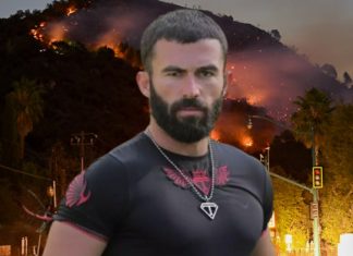 Los Angeles’taki yangında Survivor Turabi’nin evi ve arabası yandı!