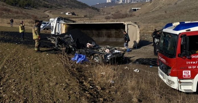 ankara belediye aracı kaza