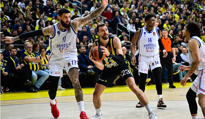 EuroLeague’deki Türk derbisinde kazanan Fenerbahçe Beko