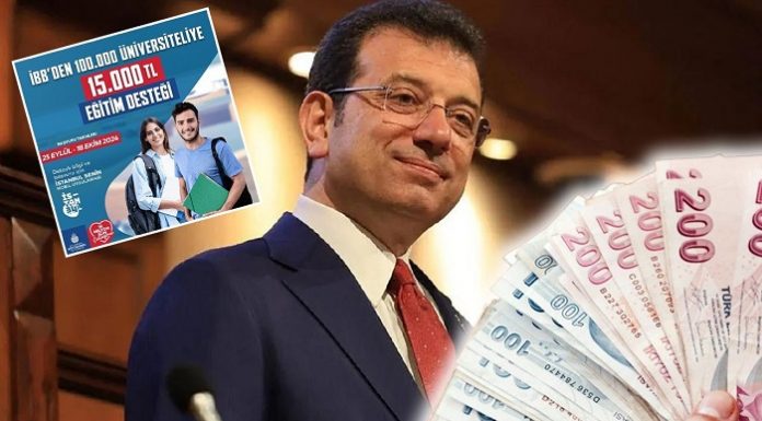 İmamoğlu duyurdu: ‘Burs desteğinin ilk taksiti hesabınıza yattı, güle güle harcayın’