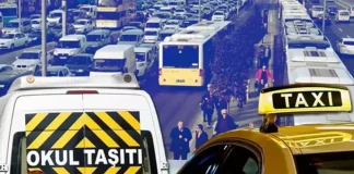 İstanbul’da toplu ulaşıma yüzde 35 zam yapıldı… Taksi ve minibüs ücretleri de artırıldı.