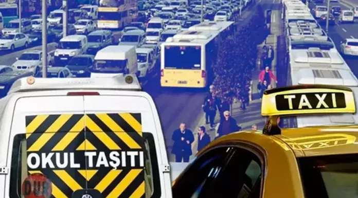 İstanbul’da toplu ulaşıma yüzde 35 zam yapıldı… Taksi ve minibüs ücretleri de artırıldı.