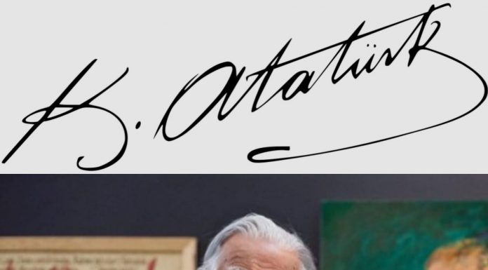 Sanatçı Etem Çalışkan vefat etti. Atatürk’ün stilize edilmiş imzası onun eseriydi. Atatürk portreleri çok ünlüydü.