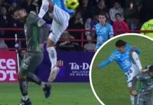 🎥Bu nasıl faul? Yıldız oyuncunun kafasını kopartıyordu!