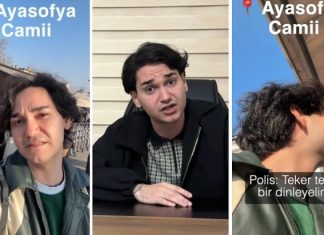 🎥Ayasofya’da güvenlik görevlisinden ziyaretçilere garip sorular: ‘Müslüman mısın? Kelime-i Şehadet getir’