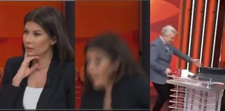🎥Canlı yayın kazası. Sunucu canlı yayında sandalyeden düştü!