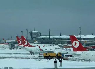 Uçuşlara kar engeli. THY, Pegasus ve AJet’ten çok sayıda uçuş iptalleri