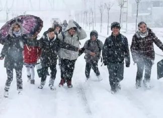 Eğitime kar engeli. 29 Aralık Pazartesi kar tatili olan iller belli oldu