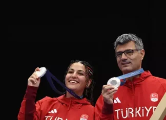 Yusuf Dikeç ve Şevval İlayda Avrupa Havalı Silahlar Şampiyonası’nda altın madalya kazandı