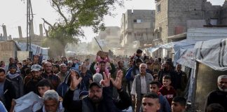 Gazze’de Hamas protesto ediliyor!