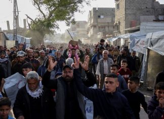 Gazze’de Hamas protesto ediliyor!