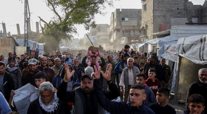 Gazze’de Hamas protesto ediliyor!