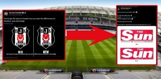 Logo Değişimini The Sun diline doladı, Beşiktaş’tan anında cevap geldi: ‘1992’de yaptığınız gibi, aynı sebepten’