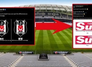 Logo Değişimini The Sun diline doladı, Beşiktaş’tan anında cevap geldi: ‘1992’de yaptığınız gibi, aynı sebepten’