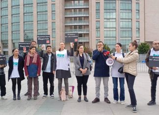 Saraçhane’de haber takibi yapan 7 gazeteci hakkında tutuklama kararı verildi.