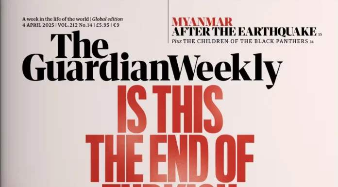 The Guardian Weekly, Saraçhane’deki İmamoğlu protestolarını kapağına taşıdı: ‘Türk demokrasisinin sonu mu?’