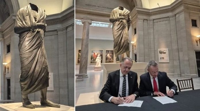 Roma İmparatoru ‘Marcus Aurelius’un heykeli 65 yıl sonra vatanına geri geliyor