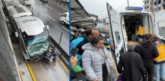 Avcılar’da metrobüs kazası; 21 yaralı!