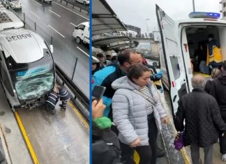 Avcılar’da metrobüs kazası; 21 yaralı!