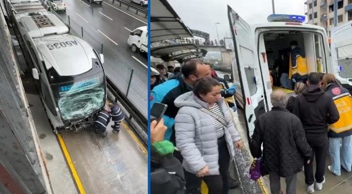 Avcılar’da metrobüs kazası; 21 yaralı!
