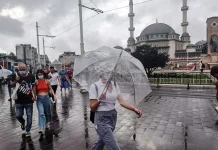 Marmara’da hafta sonunda hava sıcaklıklarında 7-8 derecelik düşüş ve sağanak yağış!