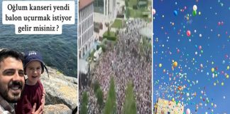🎥Kanseri yenen minik Ali Asaf, balon uçurma hayalini binlerce kişiyle beraber gerçekleştirdi