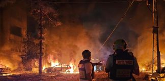 İsrail saldırdı İran yanıtladı;Hayfa yangın yerine döndü!