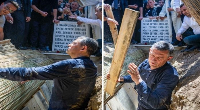 Özel ‘Kardeş’ini elleriyle toprağa verdi