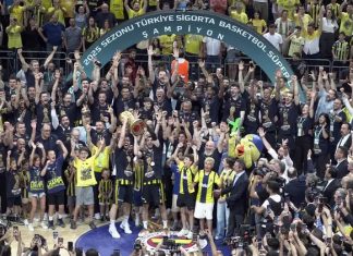 Üçleme. Türkiye Kupası, EuroLeague şampiyonluğundan sonra Basketbol Süper Ligi Şampiyonu Fenerbahçe Beko