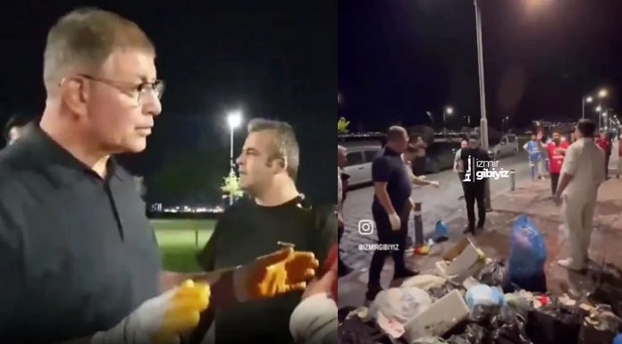 🎥İzmir’de belediye işçileri grevde, başkan çöp toplamada