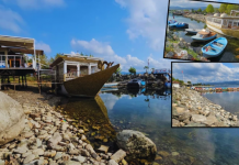 Sapanca gölü SOS veriyor. Su seviyesi sürekli düşüyor, tekneler karaya oturdu