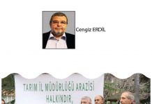 Cengiz ERDİL; İSTANBUL’DA TARIM BİTTİ, BİNASI KALDI
