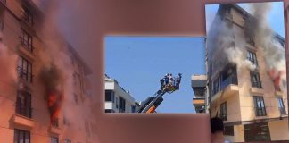 🎥Avcılar’da yangın paniği; Camdan atlayarak kaçtılar!