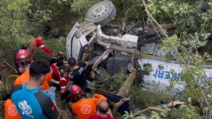 bursa su tankeri kaza